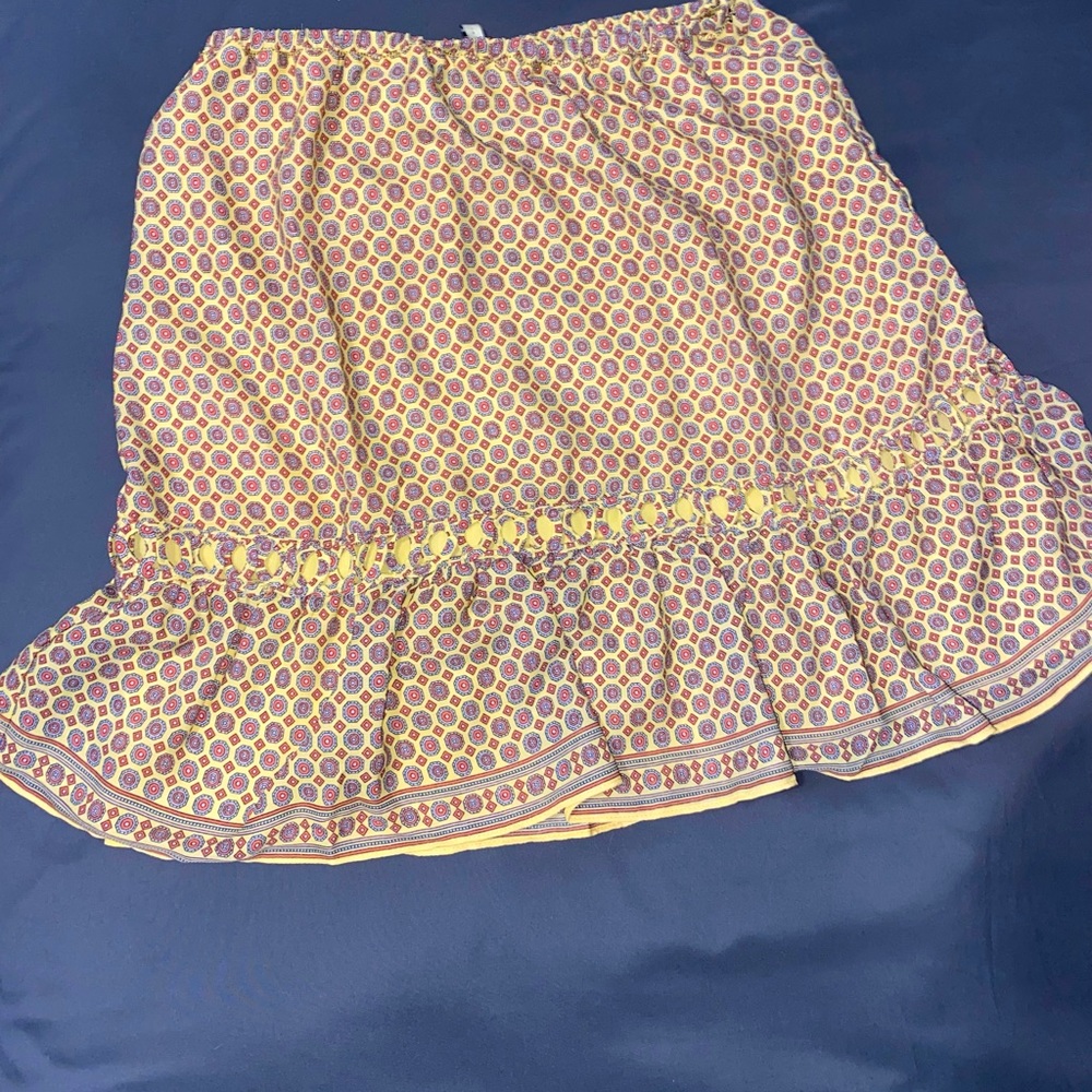 Print Mini Skirt